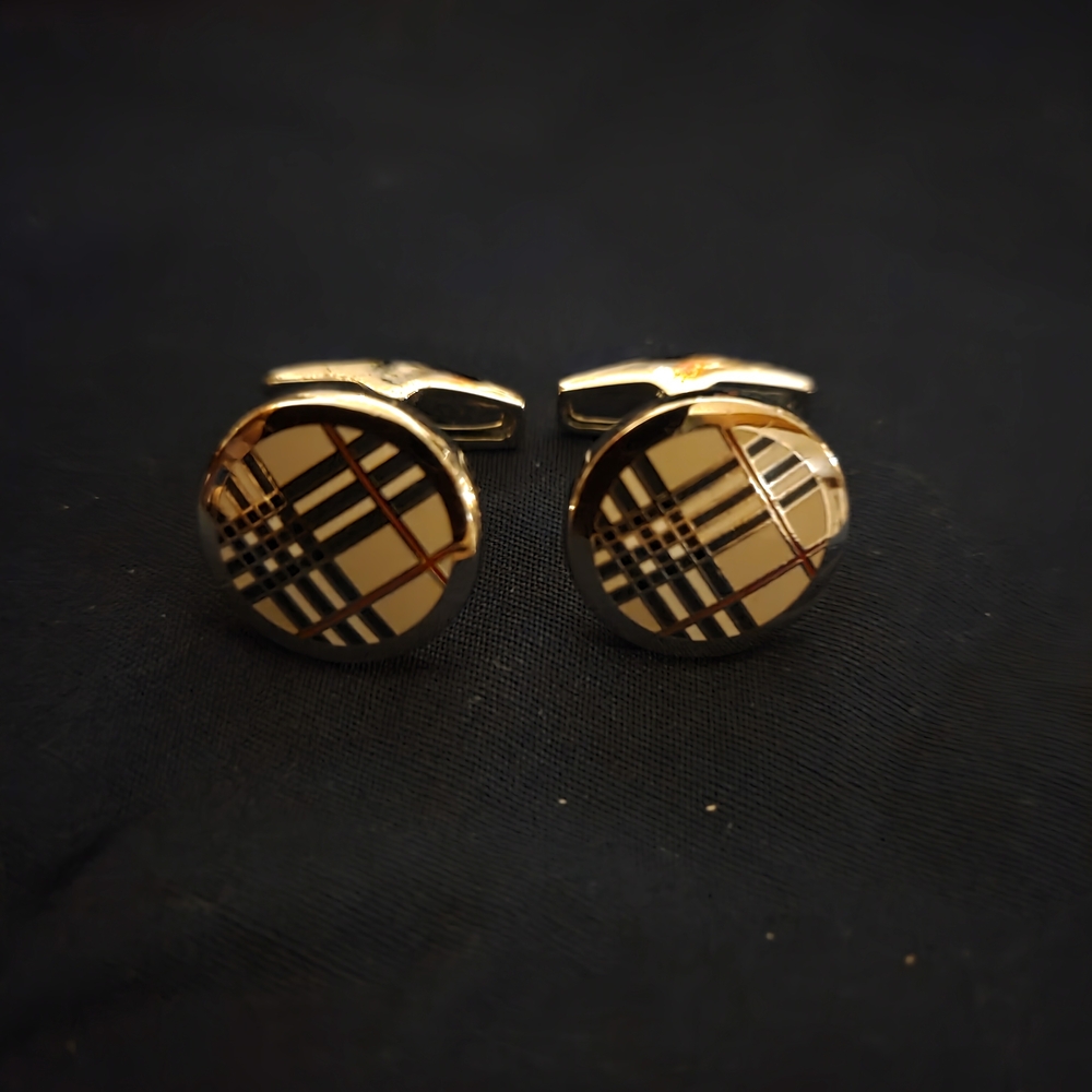 Burberry Classic Plaid Cufflinks